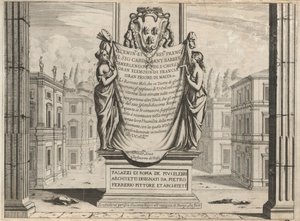 Palazzi di Roma de piu Celebri Architetti door Pietro Ferrerio
