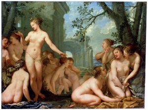 Diana en Callisto, 17e eeuw door Pietro Liberi