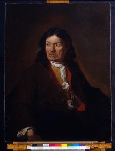 Portret van de vader van de kunstenaar, Gervasio Ligari door Pietro Ligari