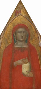 Sint Maria Magdalena, met een Engel [linker paneel]