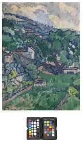 Heuvels, 1922 door Pietro Marussig