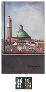 San Carlo-koepel in Milaan, 1928