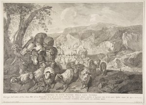 Vertrek van David de Herder uit het Huis van Zijn Vader, 1743-63