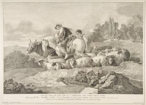 Een van de Zonen van Noach die een Deel van de Aarde gaat Bevolken door Pietro Monaco