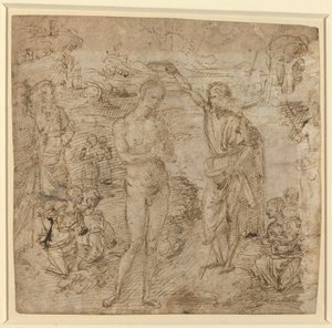 De doop van Christus door Pietro Perugino