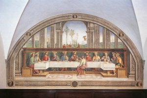 Het Laatste Avondmaal door Pietro Perugino