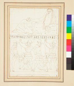 Etruskische urn door Pietro Santi Bartoli