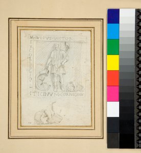 De Cippus van M. Julius Victor door Pietro Santi Bartoli