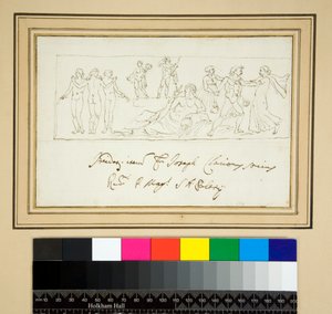 Het reliëf gewijd aan de bronnen en nimfen