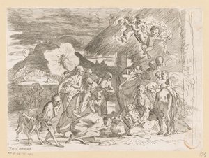 Aanbidding door de herders