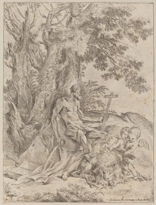 Sint Hiëronymus door Pietro Testa