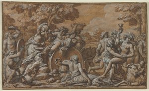 Bacchanaal door Pietro da Cortona