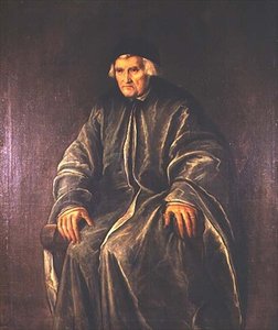 Portret van Dr. Zaccaria dal Pozzo (gest. 1561), 102 jaar oud