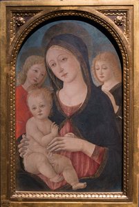 Madonna en Kind met twee engelen, c.1480