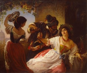 Oktober Viering in Rome, 1851