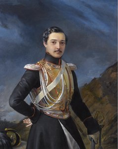 Portret van Ivan Alexandrovich Balashov 1816-1841