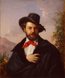 Zelfportret door Pimen Nikitich Orlov