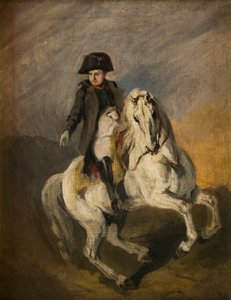 Napoleon op een grijs paard