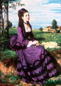 Dame in Violet, 1874