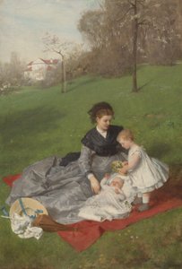 Moeder en kinderen