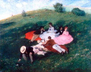 Picknick in mei, 1873