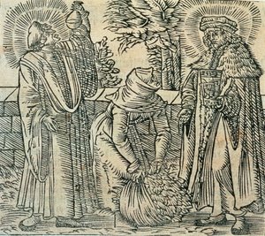 Kruiden verzamelen voor medicijnen, 1534