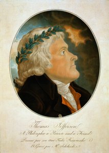 Profielportret van Thomas Jefferson, ca. 1799