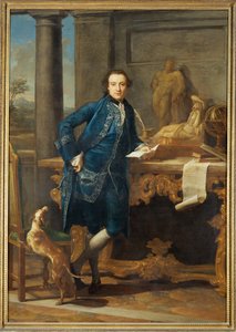 Charles John Crowle, kunstliefhebber ... door Pompeo Girolamo Batoni
