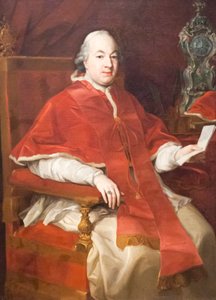 Portret van Pius VI door Pompeo Girolamo Batoni