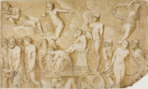 Triomf van de liefde (naar antiek bas-reliëf)