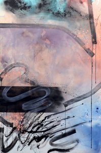 Dromerig, vloeiend en abstract