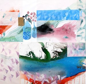 Levendige abstracte plantenmotieven