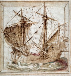 Karveel. Portugees manuscript