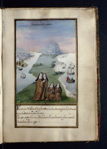 Verdreven uit Londen, uit een geschiedenis van de omzwervingen van de Syon-nonnen, samengesteld in Lissabon in het begin van de 17e eeuw door Portuguese School