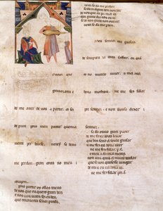 Pagina 197R Ajuda Boek der Verzen, Pagina 197R, 13e-14e eeuw door Portuguese School