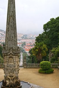 Santuário de Nossa Senhora dos Remédios obelisk, Lamego, Portugal