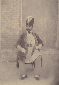 Naser al-Din Shah, ca. 1855-58 door Possibly by Luigi Pesce.