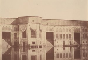 [Zomerresidentie Qasr van de Shah, Emarat-e xoruji, Teheran, Iran], 1840s-60s