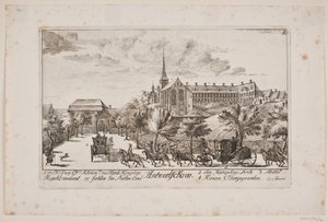 De aankomst van Frederik V in Antvorskov