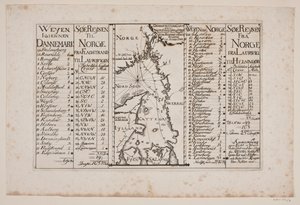 Kaart van Skagerak en Kattegat met omliggende gebieden
