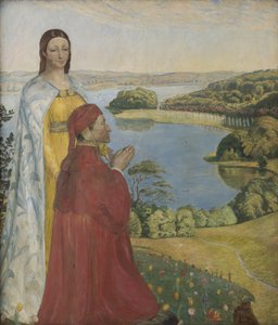 Dante en Beatrice in het Paradijs