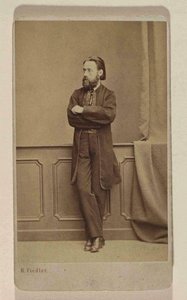 Portret van de componist Bedrich Smetana, ca. 1866