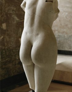 Aphrodite van Knidos, antieke replica van een origineel door Praxiteles ... door Praxiteles (after)