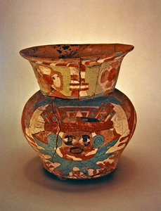 Versierde vaas, Teotihuacan cultuur