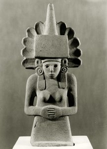 Centeocihuatl, godin van maïs, Huasteeks, ca. 1000-1250