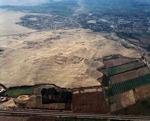 Luchtfoto van precolumbiaanse site