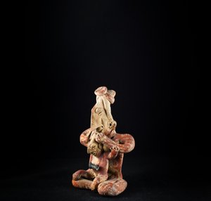 Vrouwenbeeldje / Mexicaanse kunst, Nayarit (terracotta) door Precolombian Precolombian