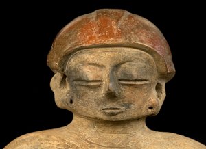 Precolumbiaans beeldje / Chorrera-kunst (terracotta)