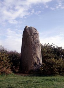 Menhir op het schiereiland van Rhuys (56)