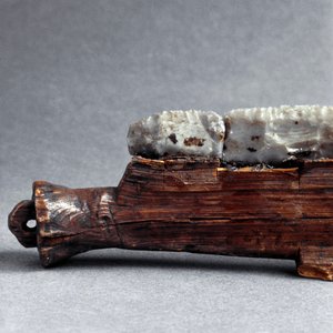 Prehistorie, Polada cultuur: zaag uit de Polada Tourbiere, Lonato. Bronstijd. Rome, Museo Nazionale Preistorico Etnografico Luigi Pigorini